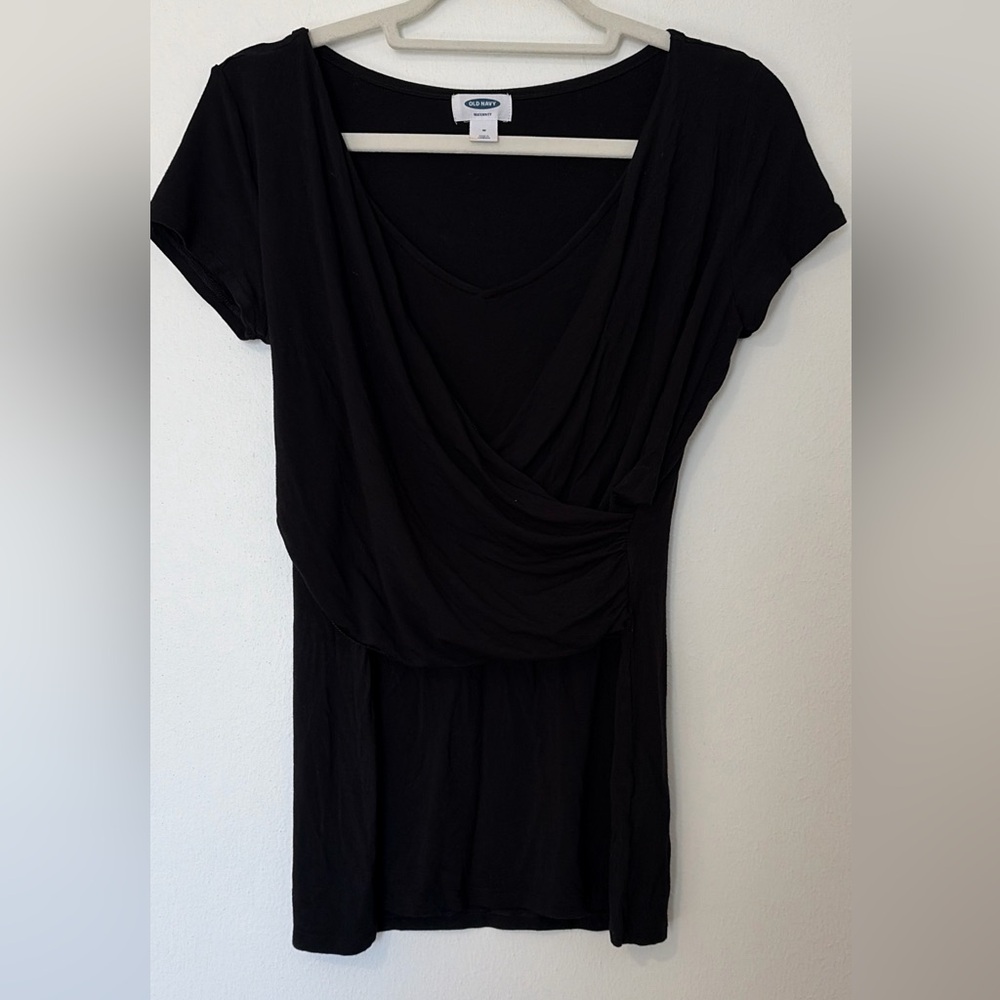 Old Navy Black Women's Maternity Tunic Top Medium